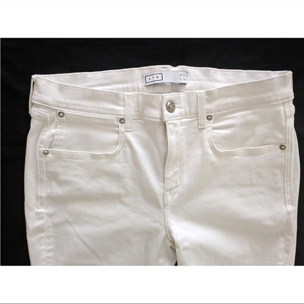 AYR The Chiller skinny white jeans 34 - Picture 4 of 12